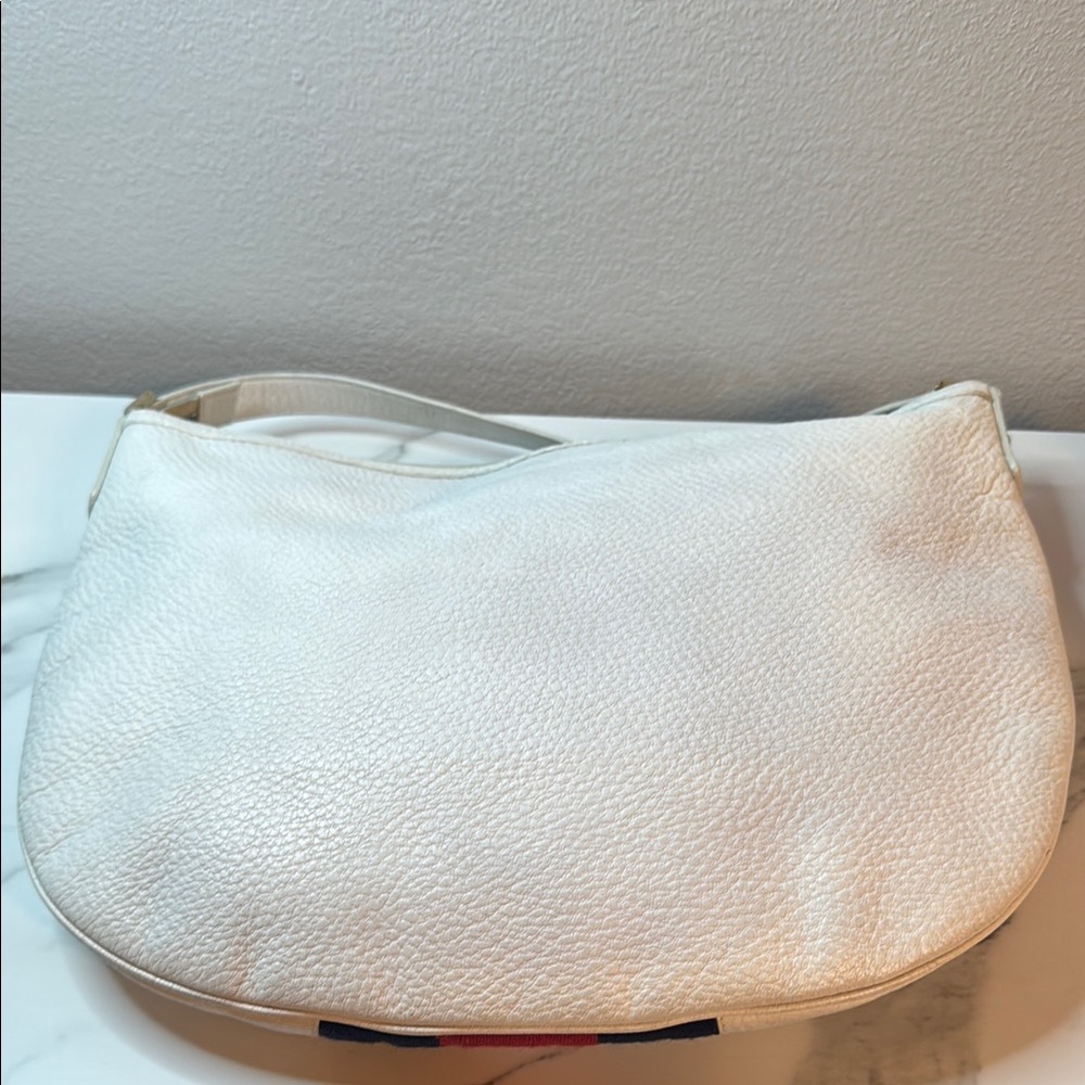 Gucci White Blondie and Sherri Line (Blue & Red) Women's Shoulder Bag - Picture 3 of 8